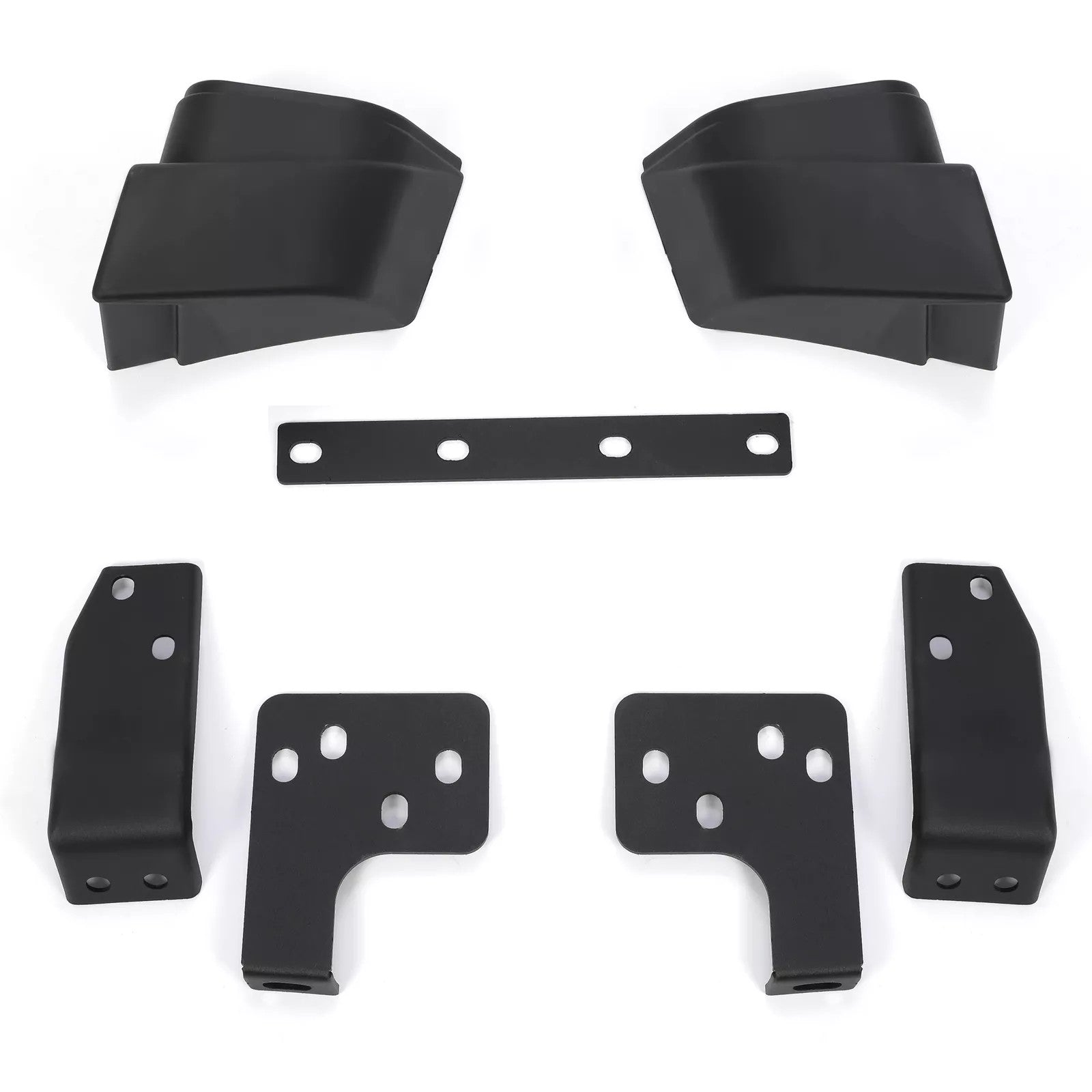 Rear Bumper Fits for Jeep Wrangler JK 2007-2018 Off Road Bumper 10th Anniversary Style Black Guard Protector