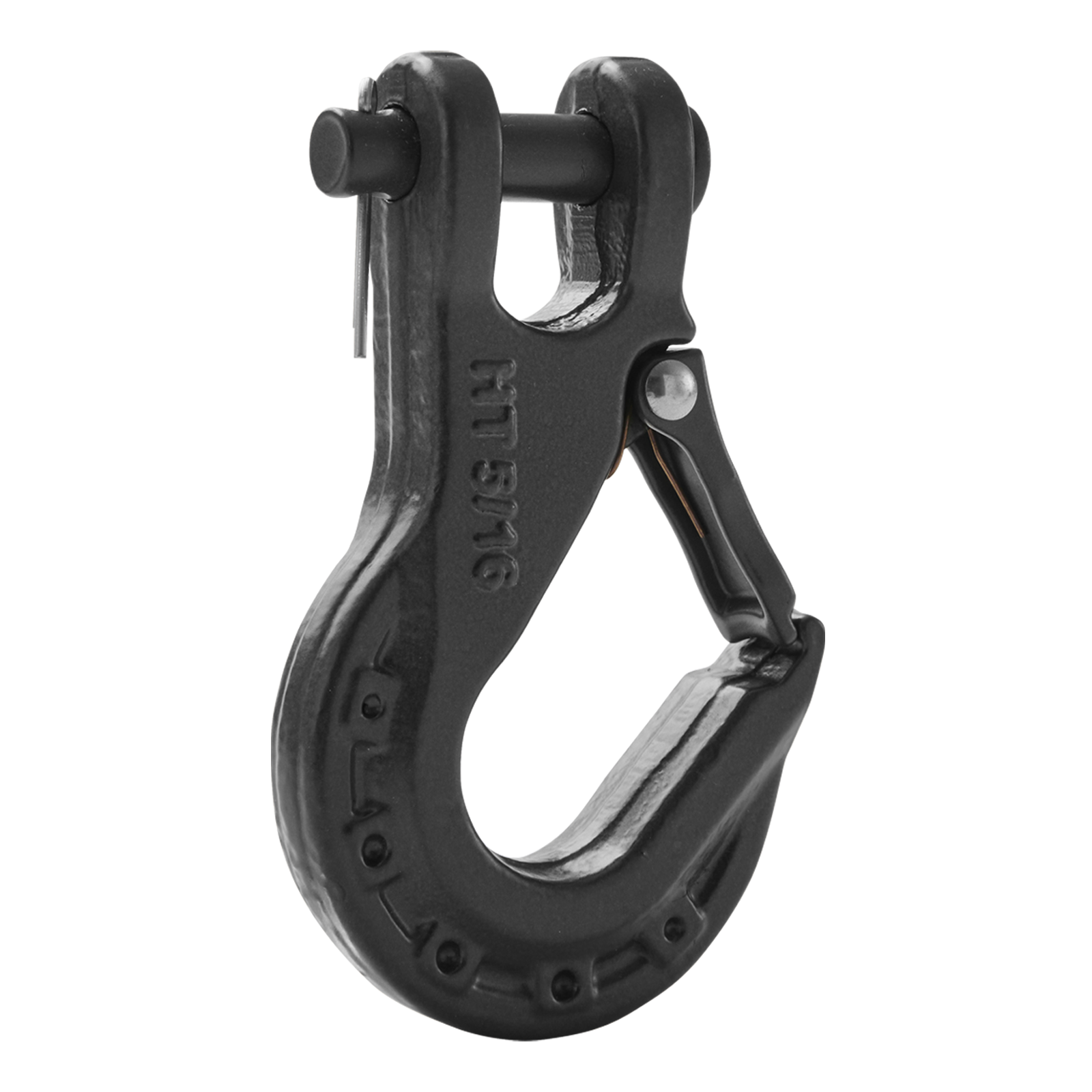 5/16'' Safety Steel Latch Winch Hook with Clevis Slip 5500lb Work Load Limit Capacity Winch Hook for Off Road Vehicle ATV UTV Winch Accessory