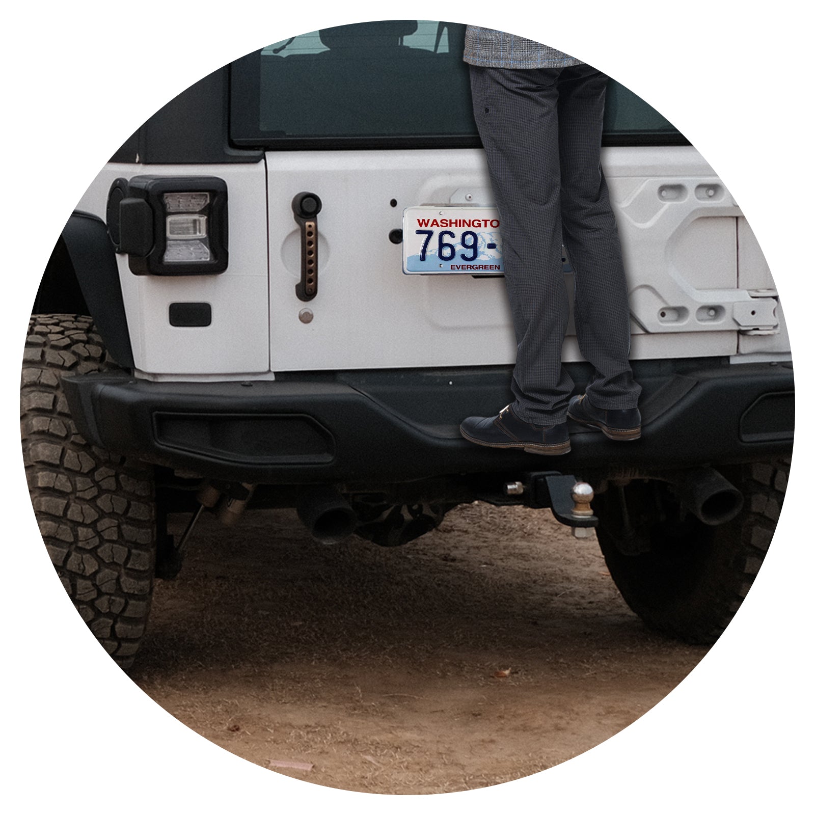 Rear Bumper Fits for Jeep Wrangler JK 2007-2018 Off Road Bumper 10th Anniversary Style Black Guard Protector